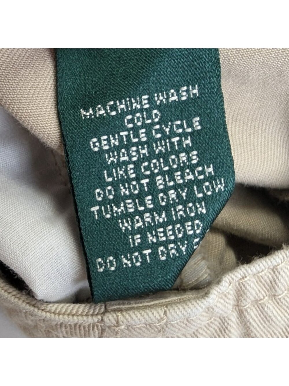 Lauren Ralph Lauren Womens 12 Khaki Cargo Hiking Pants Straight Leg Lightweight - Picture 10 of 12